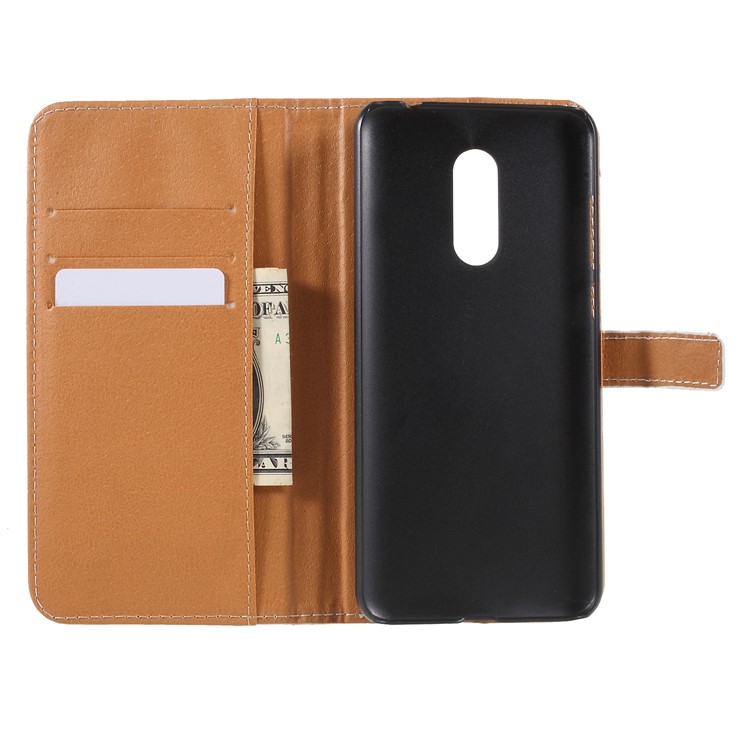 Pattern Printing PU Leather Wallet Case for Xiaomi Redmi Note 5 (12MP Rear Camera) / Redmi 5 Plus (China) - Oil Painting-6