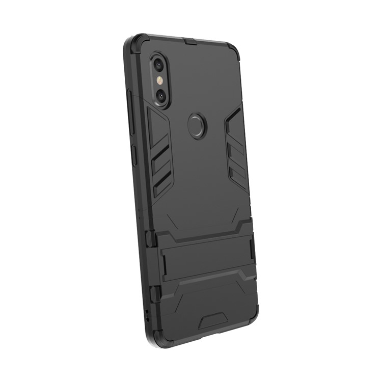 Cool Guard Plastic TPU Hybrid Case for Xiaomi Mi Mix 2s - Black-5