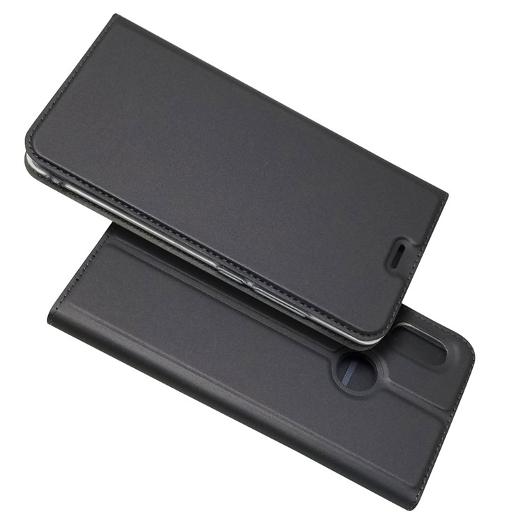 Case de Cartera de Cuero de Adsorción Magnética Para Xiaomi Mi A2 / Mi 6x - Negro