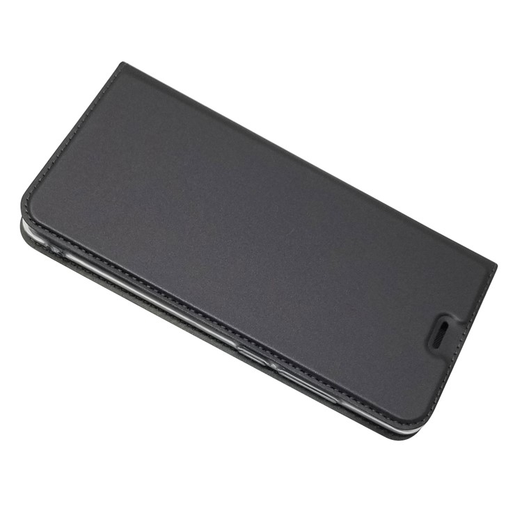 Magnetic Adsorption Leather Card Holder Case for Xiaomi Mi A2 / Mi 6X - Black-3