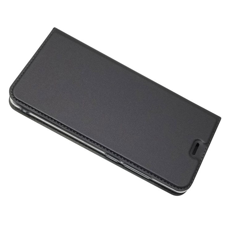 Case de Cartera de Cuero de Adsorción Magnética Para Xiaomi Mi A2 / Mi 6x - Negro