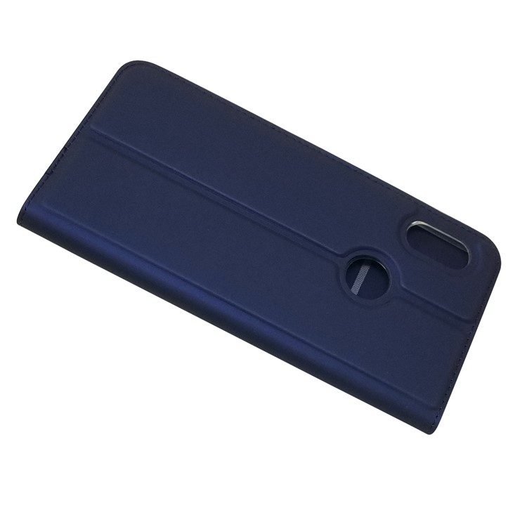 Custodia Per Cellulare In Pelle Ad Assorbimento Magnetico Per Xiaomi Mi A2 / Mi 6X - Blu Scuro-4