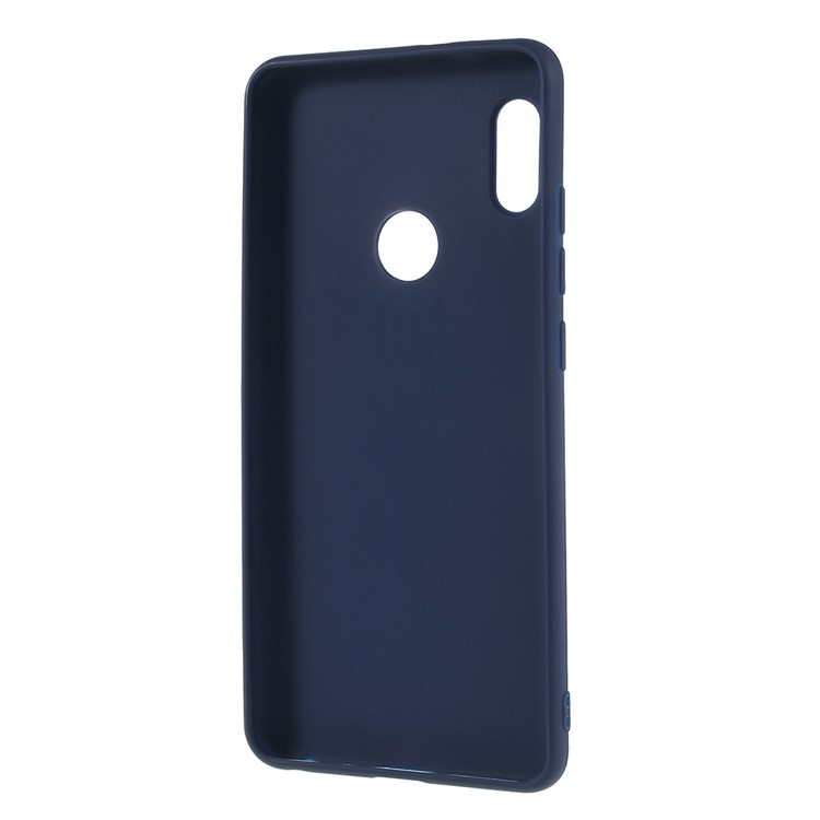 Matte Anti-scratch TPU Cell Phone Case for Xiaomi Redmi Note 5 Pro (Dual Camera) / Redmi Note 5 (China) - Dark Blue-3