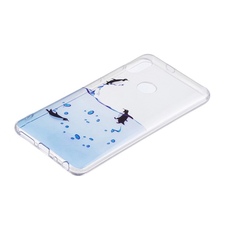 Pattern Printing IMD TPU Case for Xiaomi Redmi Note 5 Pro (Dual Camera) / Redmi Note 5 (China) - Lovely Penguin-2