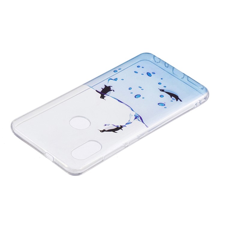 Pattern Printing IMD TPU Case for Xiaomi Redmi Note 5 Pro (Dual Camera) / Redmi Note 5 (China) - Lovely Penguin-3