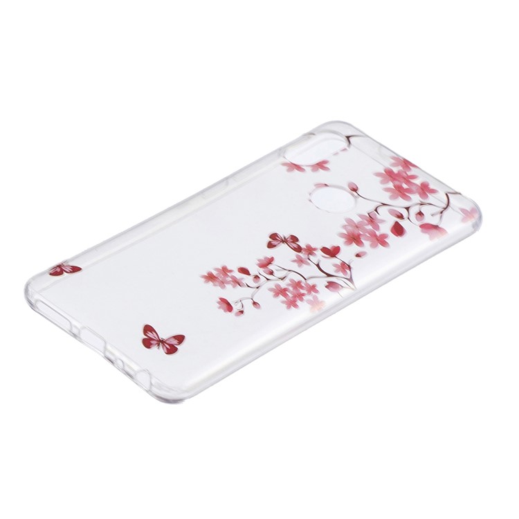 Pattern Printing IMD TPU Cover for Xiaomi Redmi Note 5 Pro (Dual Camera) / Redmi Note 5 (China) - Flowers Pattern-2