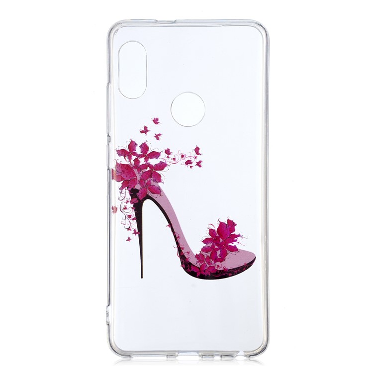 Pattern Printing IMD TPU Back Case for Xiaomi Redmi Note 5 Pro (Dual Camera) / Redmi Note 5 (China) - High-heeled Shoe-1
