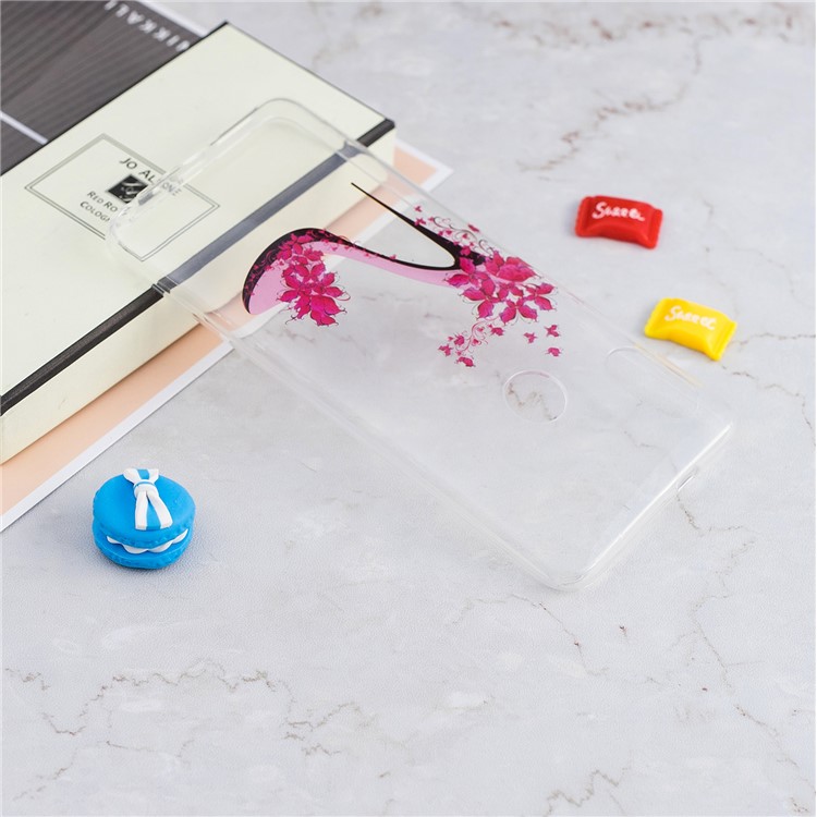 Pattern Printing IMD TPU Back Case for Xiaomi Redmi Note 5 Pro (Dual Camera) / Redmi Note 5 (China) - High-heeled Shoe-5
