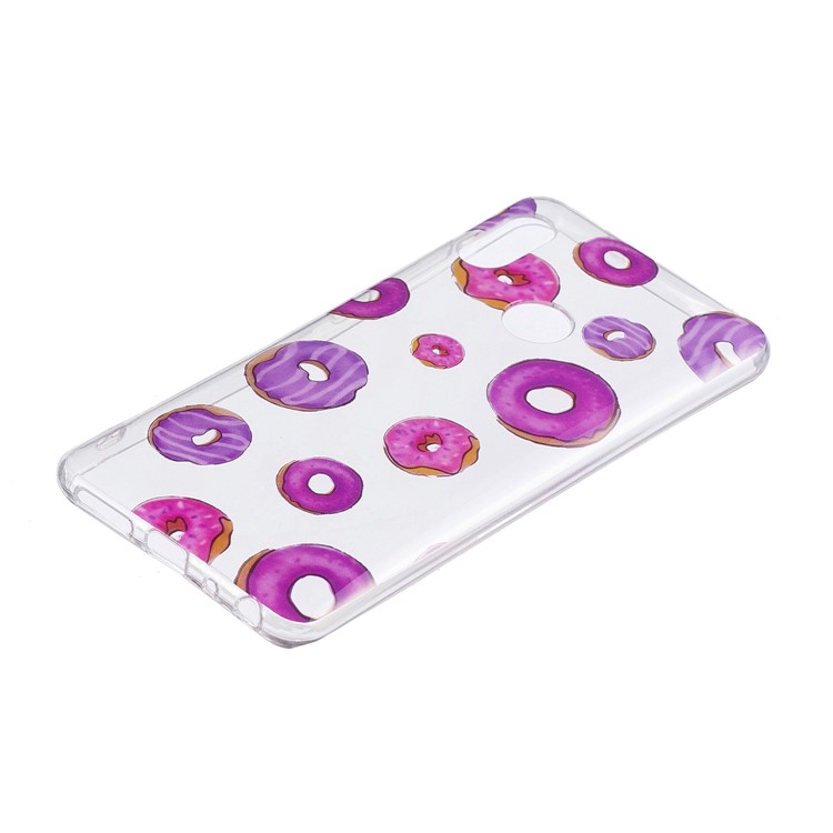 Pattern Printing IMD TPU Gel Case for Xiaomi Redmi Note 5 Pro (Dual Camera) / Redmi Note 5 (China) - Doughnut Pattern-2