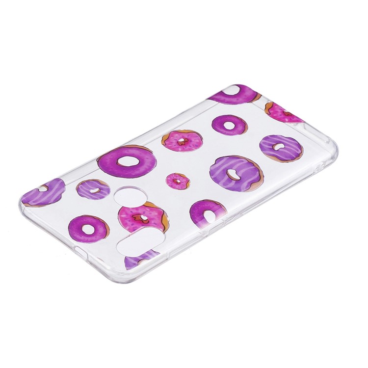 Pattern Printing IMD TPU Gel Case for Xiaomi Redmi Note 5 Pro (Dual Camera) / Redmi Note 5 (China) - Doughnut Pattern-3