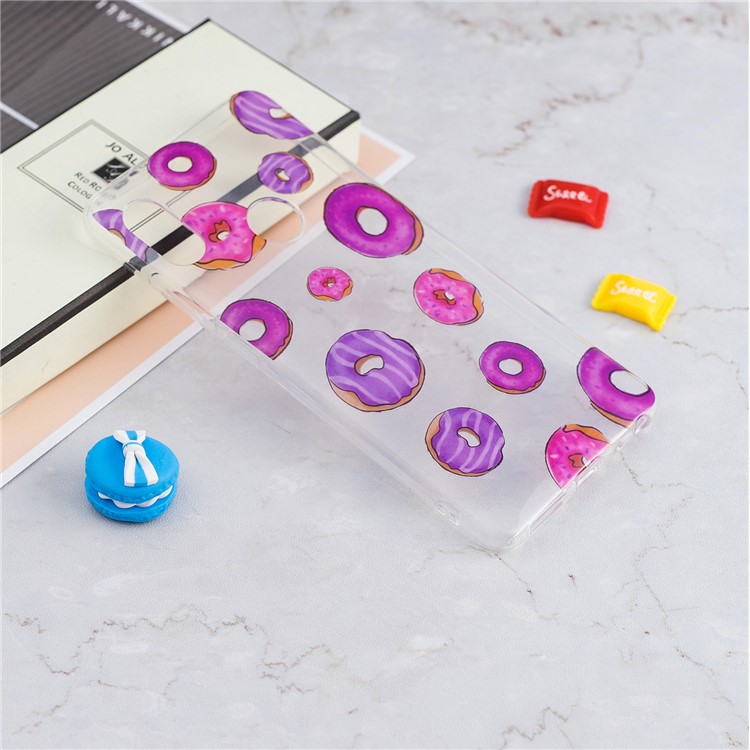Pattern Printing IMD TPU Gel Case for Xiaomi Redmi Note 5 Pro (Dual Camera) / Redmi Note 5 (China) - Doughnut Pattern-4