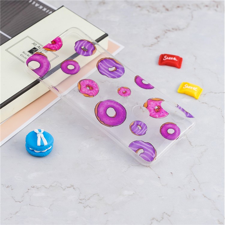 Pattern Printing IMD TPU Gel Case for Xiaomi Redmi Note 5 Pro (Dual Camera) / Redmi Note 5 (China) - Doughnut Pattern-5