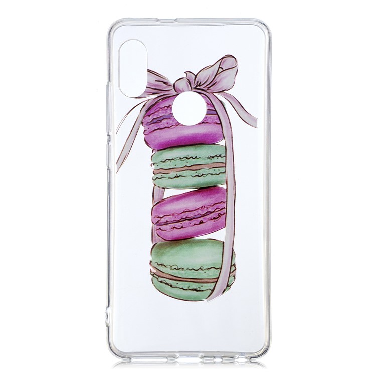 Pattern Printing IMD TPU Soft Case for Xiaomi Redmi Note 5 Pro (Dual Camera) / Redmi Note 5 (China) - Macaroon Pattern-1