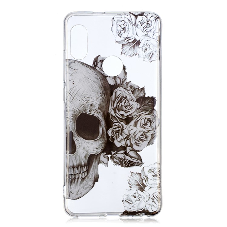 Pattern Printing IMD TPU Flexible Case for Xiaomi Redmi Note 5 Pro (Dual Camera) / Redmi Note 5 (China) - Cool Skull-1