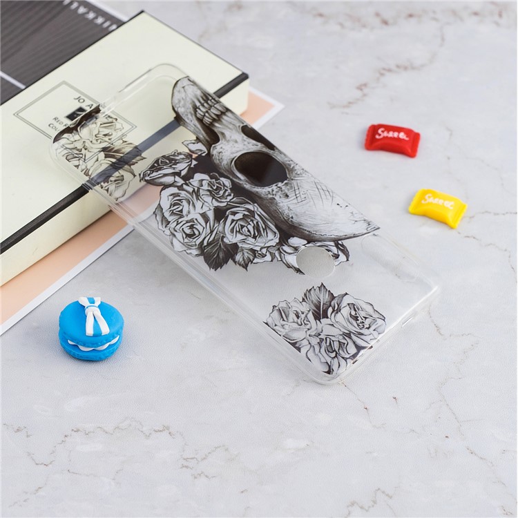 Pattern Printing IMD TPU Flexible Case for Xiaomi Redmi Note 5 Pro (Dual Camera) / Redmi Note 5 (China) - Cool Skull-5