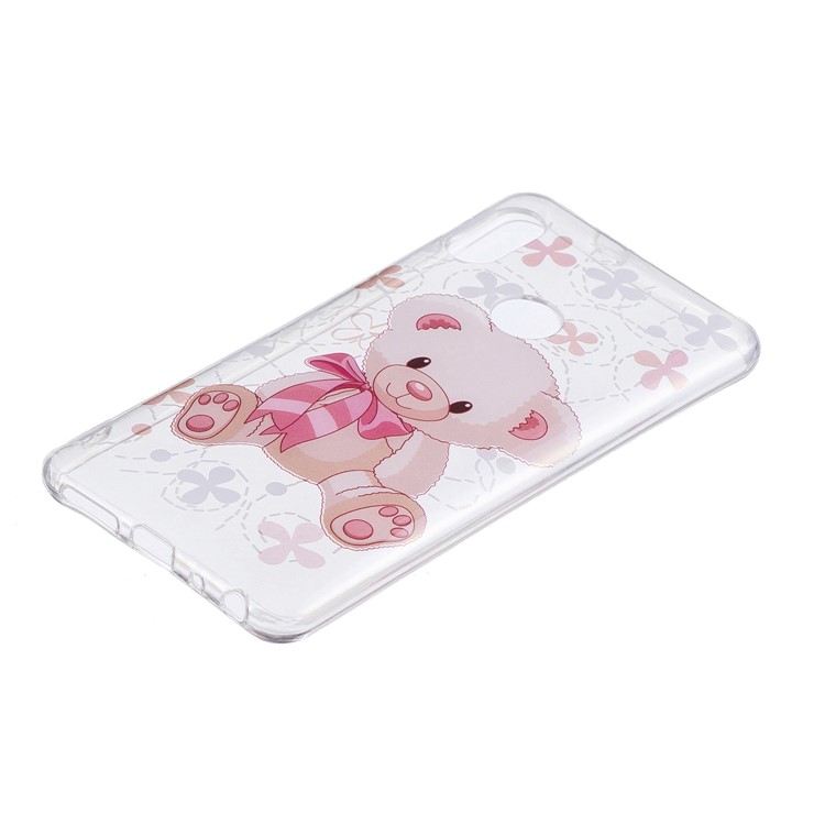 Pattern Printing IMD TPU Phone Cover Case for Xiaomi Redmi Note 5 Pro (Dual Camera) / Redmi Note 5 (China) - Bear Pattern-2