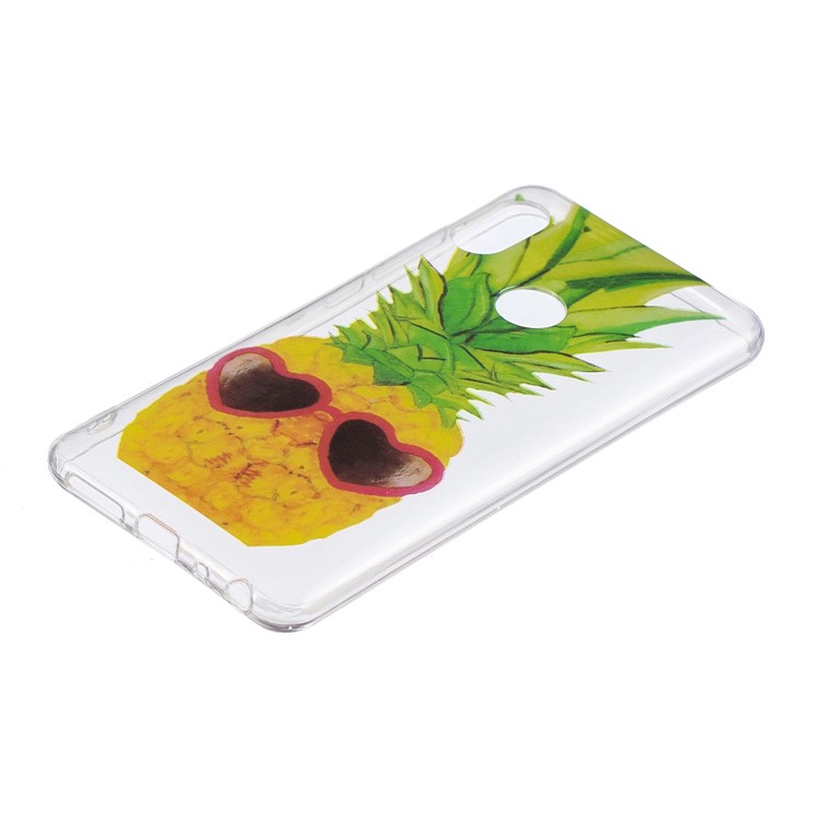 Pattern Printing IMD TPU Protection Case for Xiaomi Redmi Note 5 Pro (Dual Camera) / Redmi Note 5 (China) - Pineapple Pattern-2