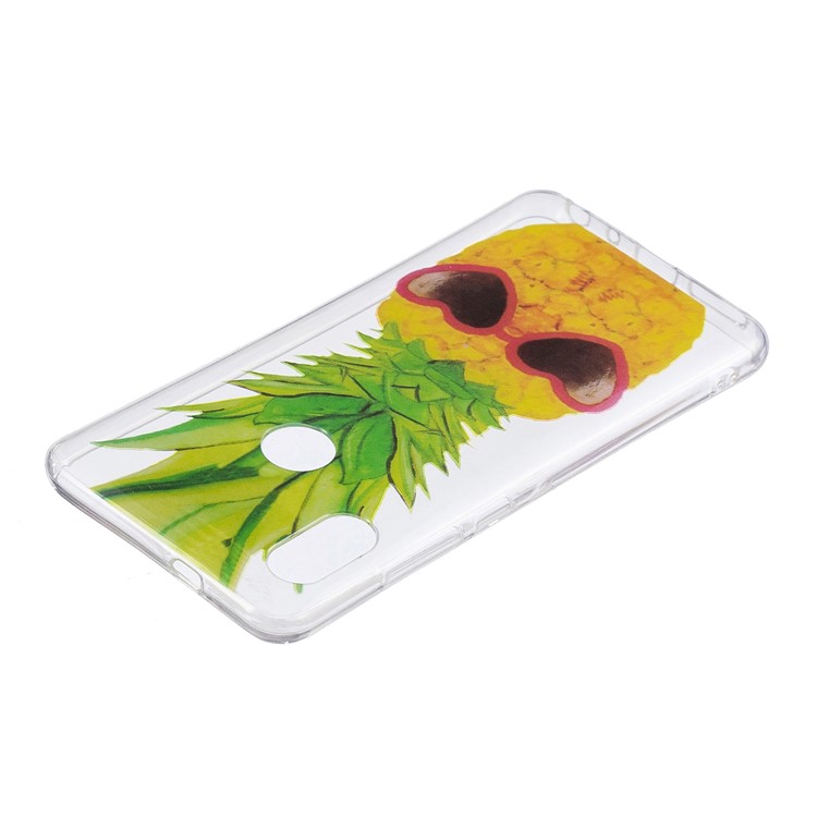 Pattern Printing IMD TPU Protection Case for Xiaomi Redmi Note 5 Pro (Dual Camera) / Redmi Note 5 (China) - Pineapple Pattern-3