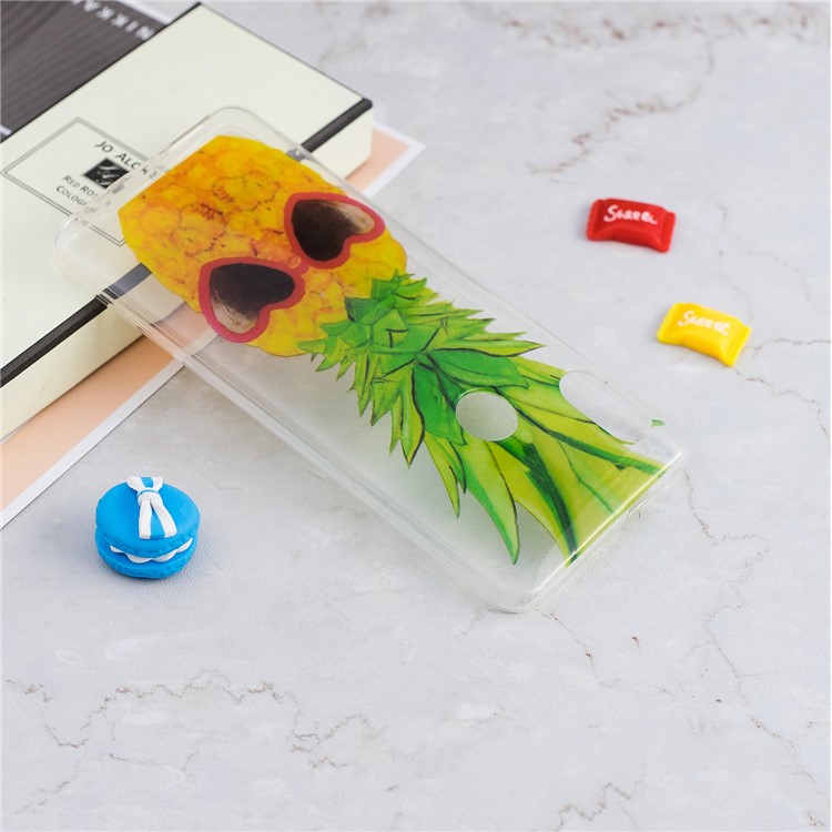 Pattern Printing IMD TPU Protection Case for Xiaomi Redmi Note 5 Pro (Dual Camera) / Redmi Note 5 (China) - Pineapple Pattern-5