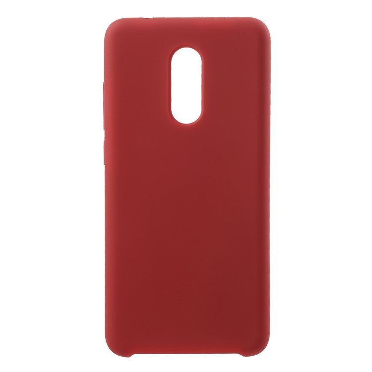 Liquid Silicone Mobile Phone Case for Xiaomi Redmi 5 - Red-1