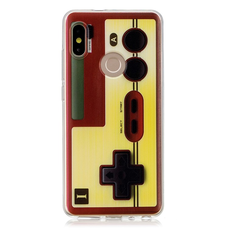 Pattern Printing Soft TPU Back Phone Case for Xiaomi Redmi Note 5 Pro (Dual Camera) / Redmi Note 5 (China) - Game Handle-1