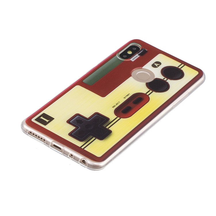 Pattern Printing Soft TPU Back Phone Case for Xiaomi Redmi Note 5 Pro (Dual Camera) / Redmi Note 5 (China) - Game Handle-2