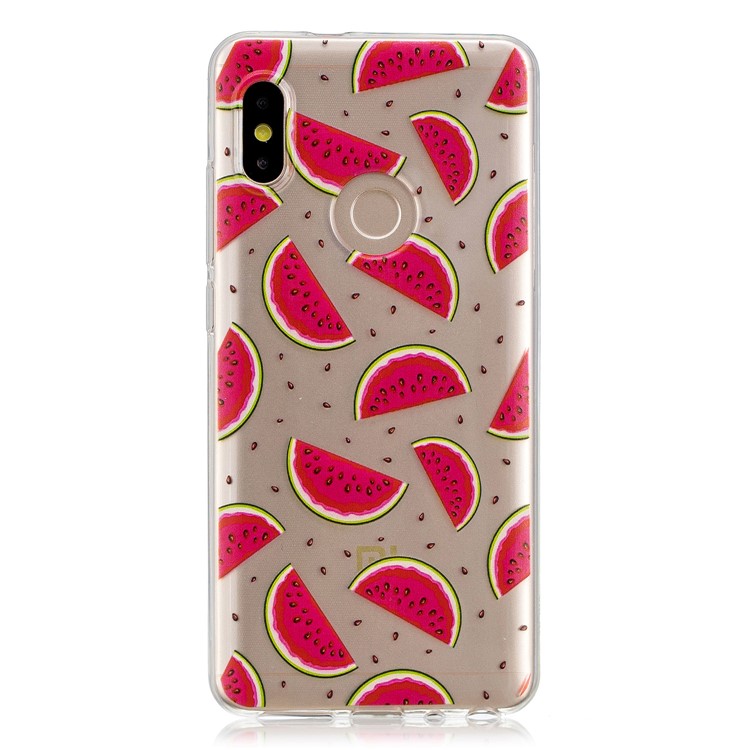 Pattern Printing Soft TPU Mobile Phone Case for Xiaomi Redmi Note 5 Pro (Dual Camera) / Redmi Note 5 (China) - Watermelon-1
