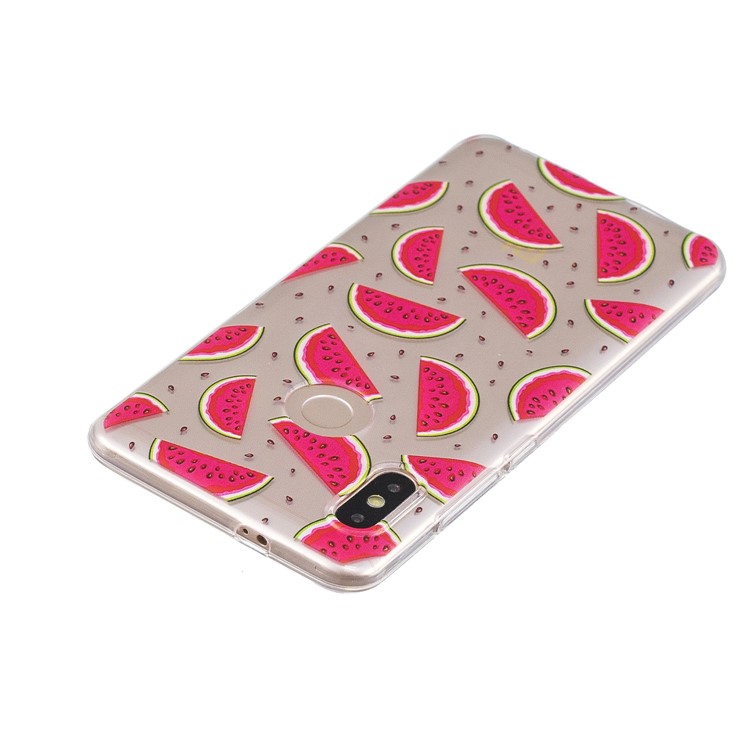 Pattern Printing Soft TPU Mobile Phone Case for Xiaomi Redmi Note 5 Pro (Dual Camera) / Redmi Note 5 (China) - Watermelon-3