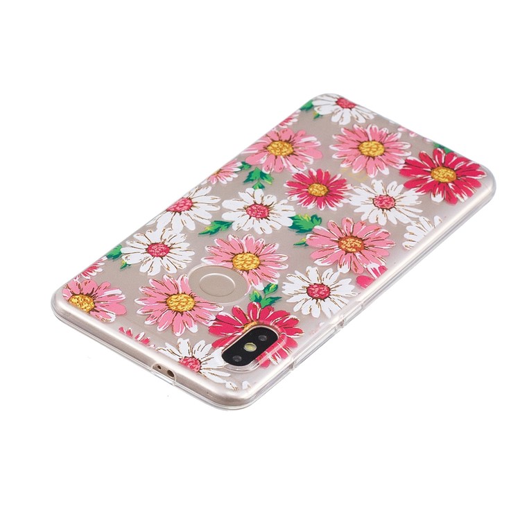 Pattern Printing Soft TPU Mobile Phone Cover for Xiaomi Redmi Note 5 Pro (Dual Camera) / Redmi Note 5 (China) - Daisy-3
