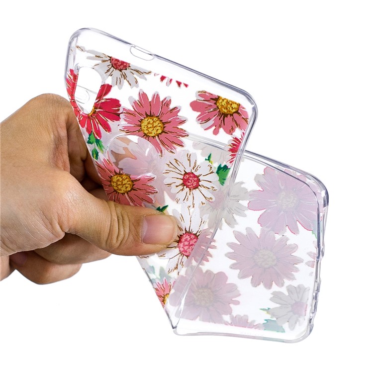 Pattern Printing Soft TPU Mobile Phone Cover for Xiaomi Redmi Note 5 Pro (Dual Camera) / Redmi Note 5 (China) - Daisy-4