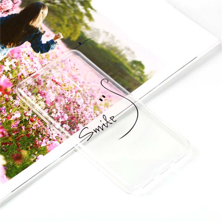 Ultra Thin Pattern Printing Soft TPU Back Phone Accessory Casing for Xiaomi Redmi 5 - Smile-5