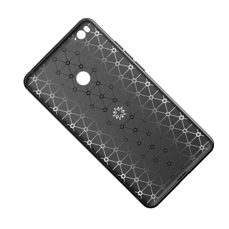 Finger Ring Kickstand TPU Case for Xiaomi Mi Max 2 (Built-in Metal Sheet) - Black-23