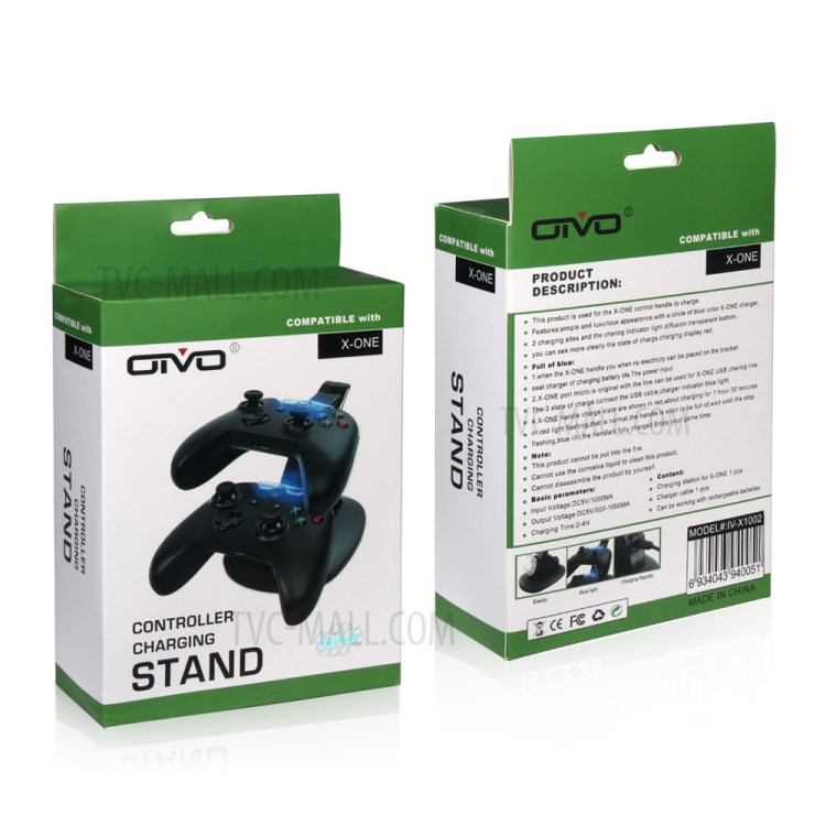 Dual USB Charging Dock Station Holder Controller Charger for Xbox One Controller-7
