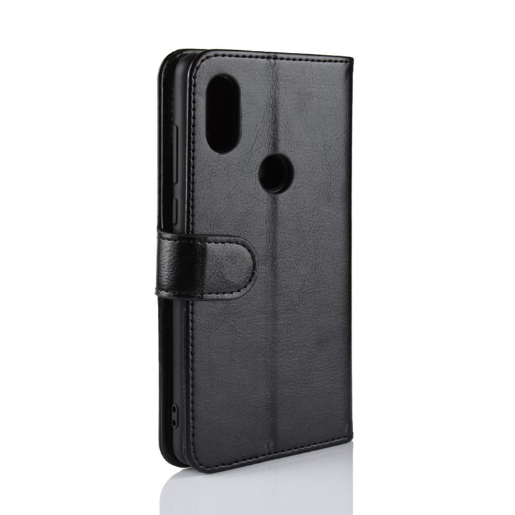 Crazy Horse Wallet Leather Stand Case for Xiaomi Mi Mix 2s - Black-8