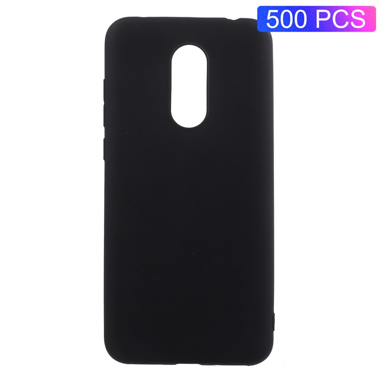 500PCS/Lot Double-sided Matte TPU Shell for Xiaomi Redmi Note 5 (12MP Rear Camera) / Redmi 5 Plus (China) - Black-1