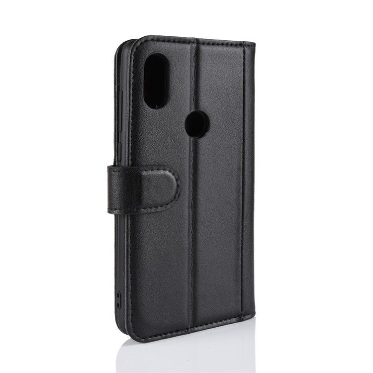 Genuine Split Wallet Leather Protection Flip Stand Mobile Phone Cover for Xiaomi Mi Mix 2s - Black-15
