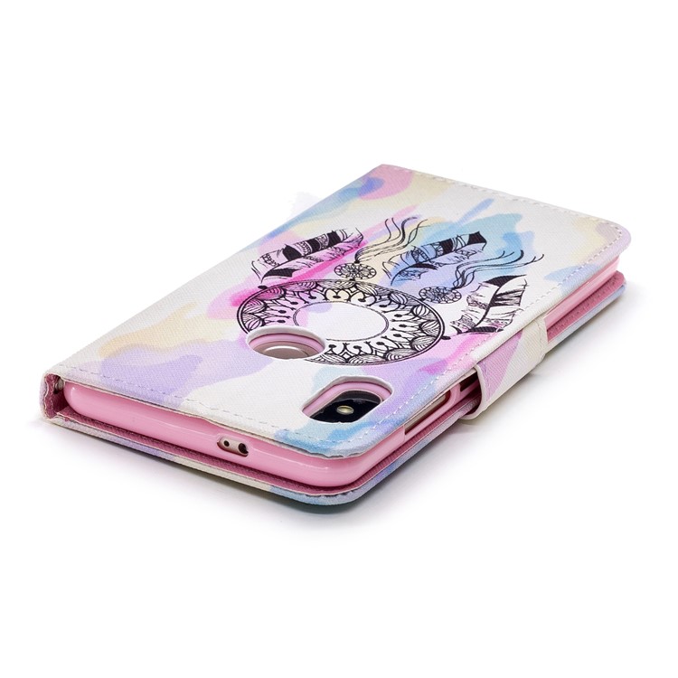 Pattern Printing PU Leather Magnetic Mobile Casing for Xiaomi Mi 6X / Mi A2 - Dream Catcher-4