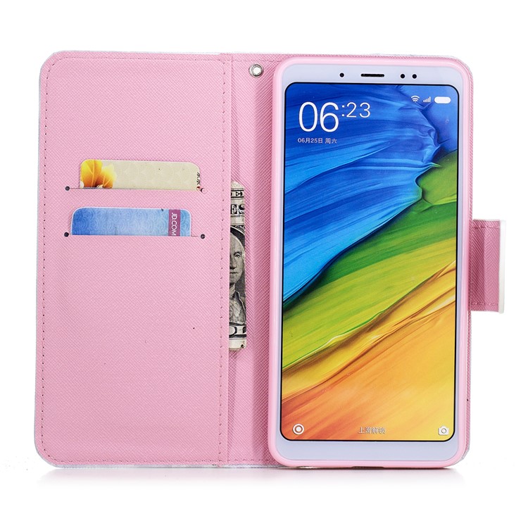 Pattern Printing PU Leather Magnetic Mobile Casing for Xiaomi Mi 6X / Mi A2 - Dream Catcher-7