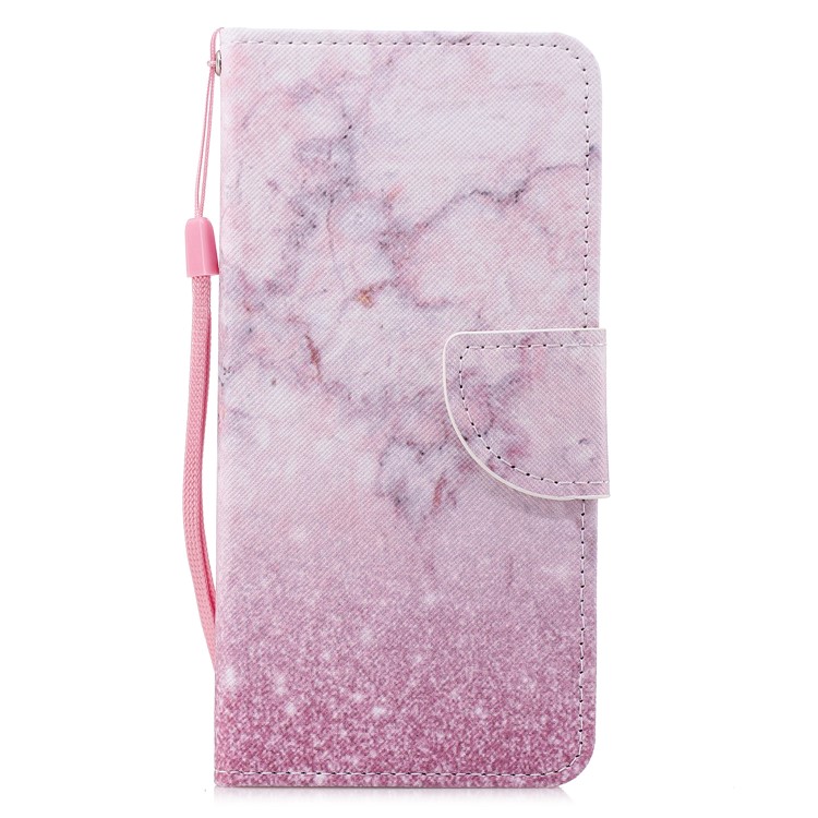 Pattern Printing Card Holder Leather Flip Stand Phone Cover for Xiaomi Mi 6X / Mi A2 - Colorized Pattern-1