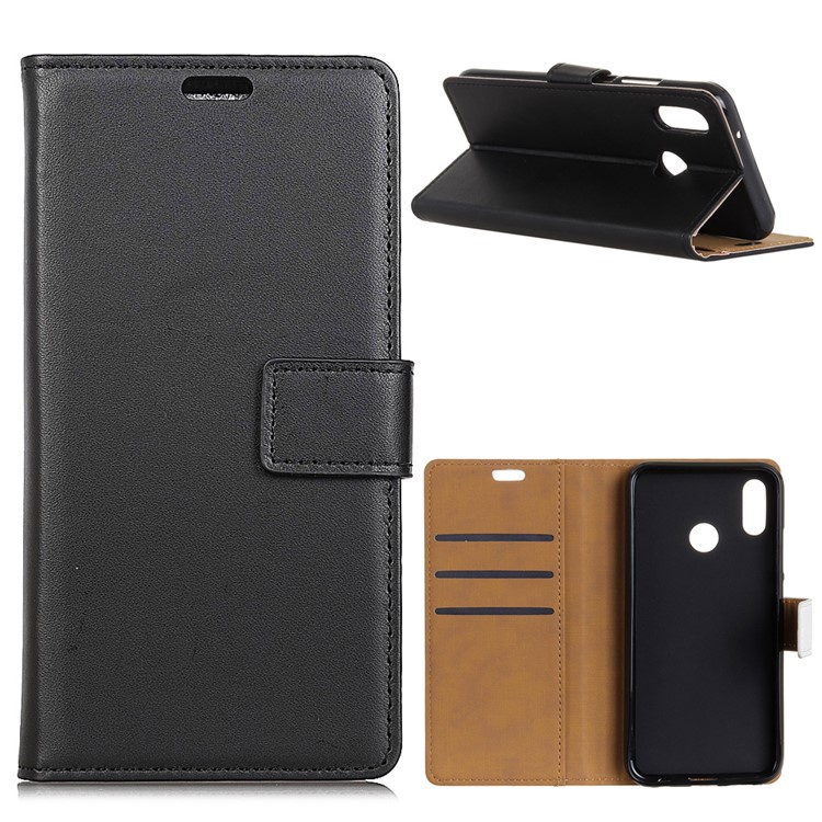 Wallet Stand Flip Leather Phone Cover for Xiaomi Mi 8 - Black-1