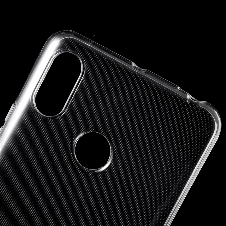 Clear Soft TPU Gel Case with Non-slip Inner for Xiaomi Mi Max 3 - Transparent-7