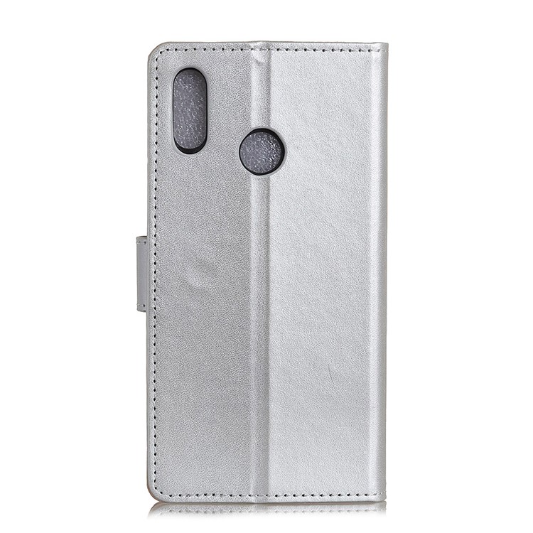 Wallet Stand Flip Leather Mobile Phone Shell for Xiaomi Redmi S2 / Y2 - Silver-3
