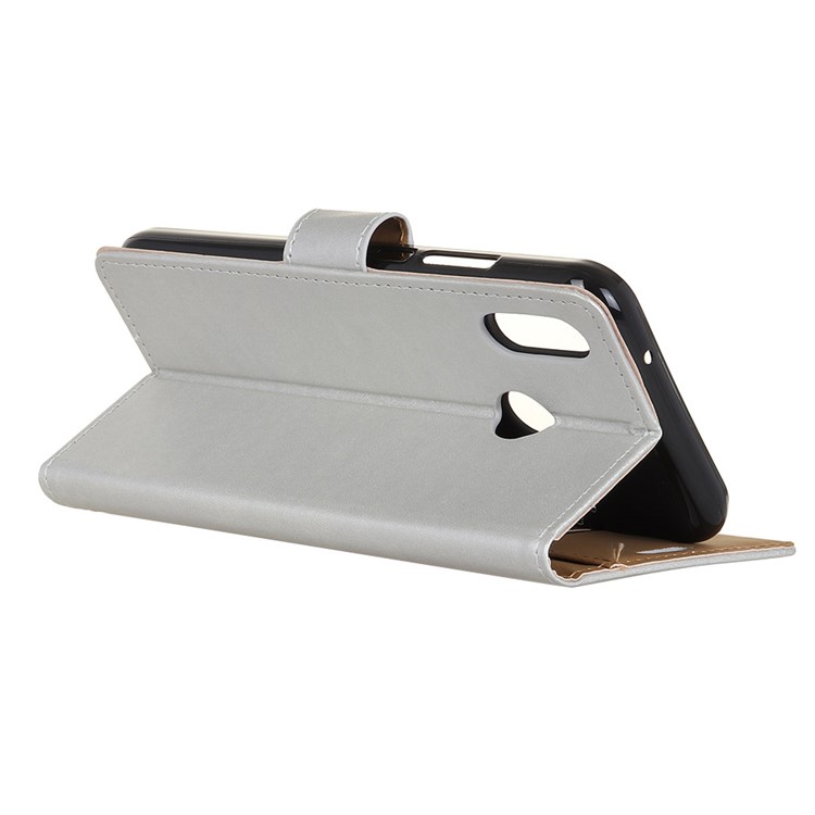 Wallet Stand Flip Leather Mobile Phone Shell for Xiaomi Redmi S2 / Y2 - Silver-4