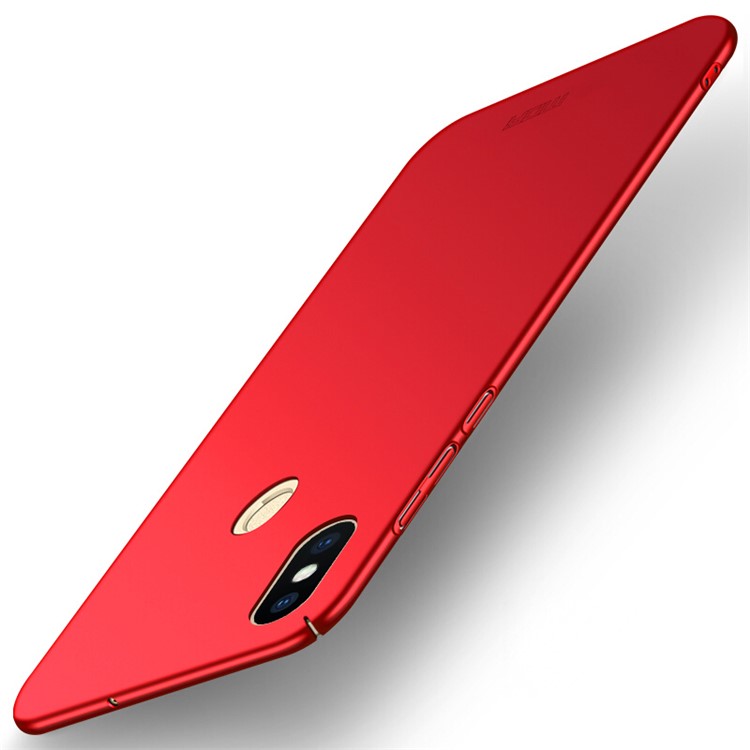 MOFI Shield Frosted Hard Plastic Cover for Xiaomi Mi 8 (6.21-inch) - Red
