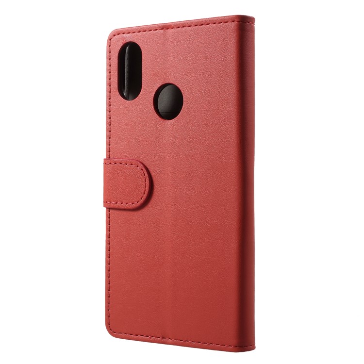 Wallet Leather Stand Phone Case for Xiaomi Mi 8 (6.21-inch) - Red-2