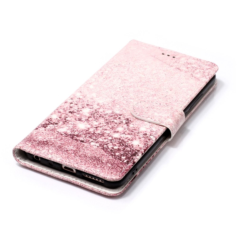 Pattern Printing Wallet Stand Leather Case for Xiaomi Redmi Note 5 Pro (Dual Camera) / Redmi Note 5 (China) - Glittery Sequins-7