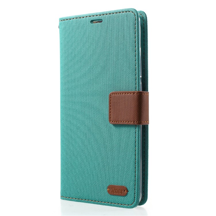 ROAR Twill Leather Wallet Stand Casing for Xiaomi Redmi Note 5 (12MP Rear Camera) / Redmi 5 Plus (China) - Green-3