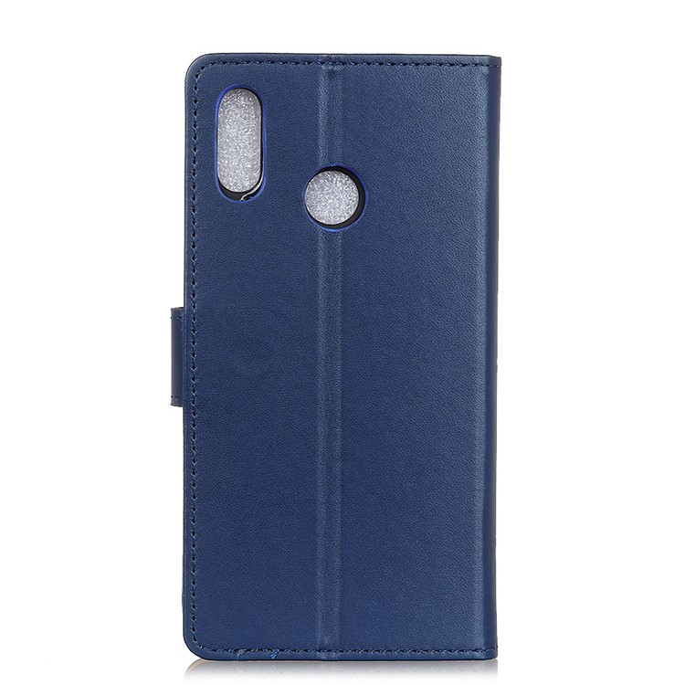 Leather Stand Case with Card Slots for Xiaomi Mi Mix 2s - Blue-2