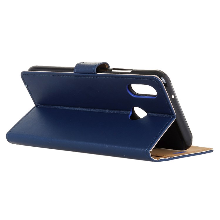Leather Stand Case with Card Slots for Xiaomi Mi Mix 2s - Blue-6