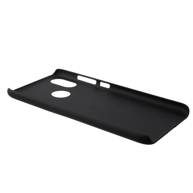 For Xiaomi Mi 8 (6.21-inch) Rubberized Plastic Hard Cover Case - Black-5